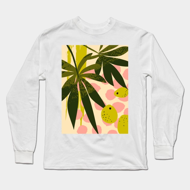 Abstract floral Long Sleeve T-Shirt by foxeyedaisy